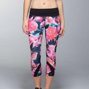 Lululemon Leggings Rare Secret garden rose floral